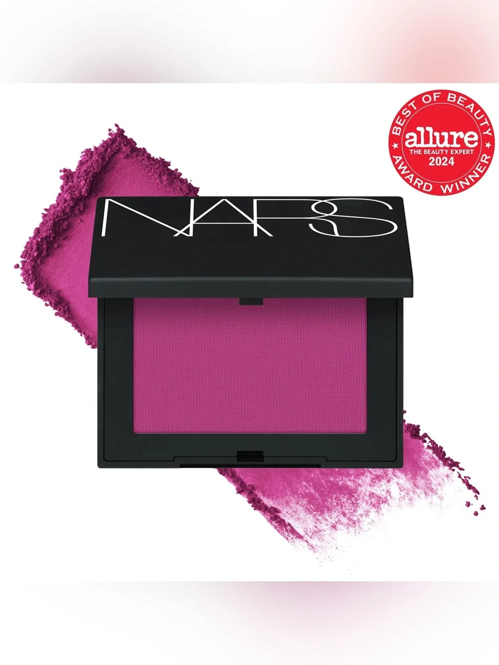 Teased NARS Matte Powder Blush Fuchsia Brand New in Box Full Size